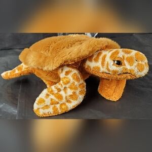 Sea World Loggerhead Sea Turtle Stuffed Animal Plush Toy - EUC